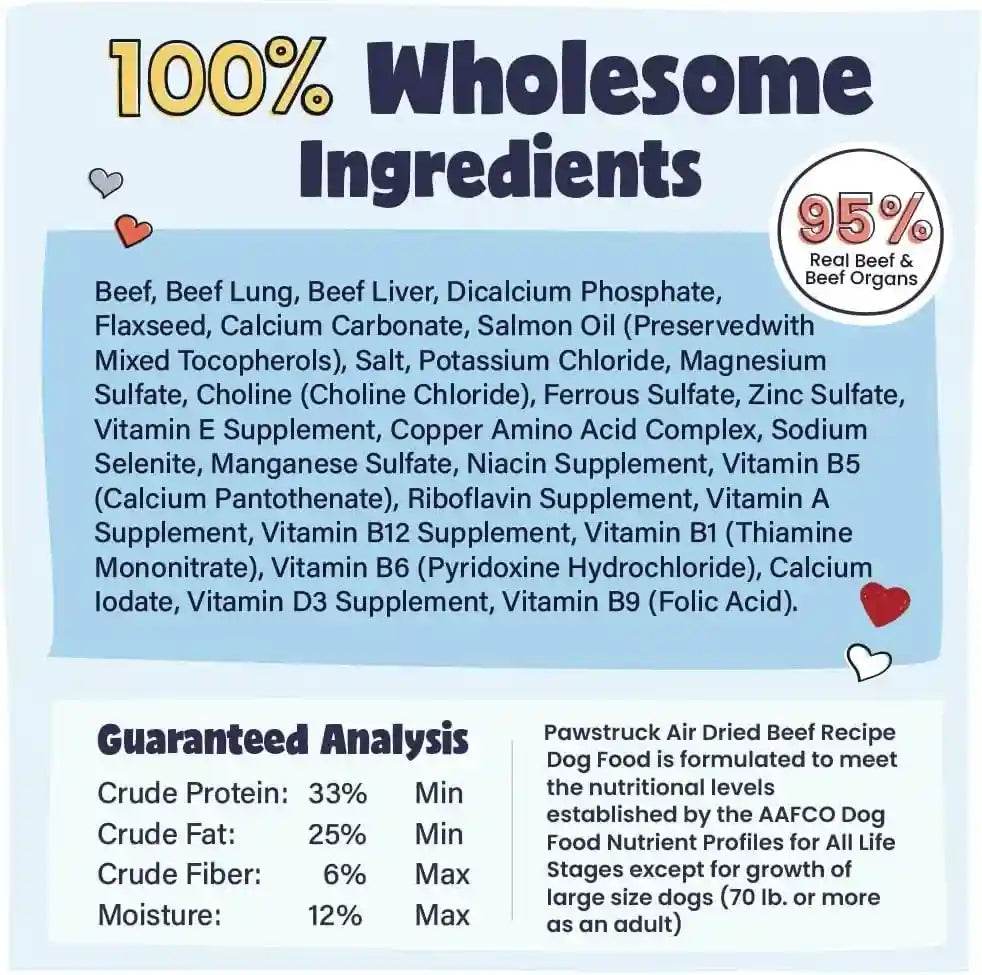 pawstruck-air-dried-dog-food-with-real-beef-grain-free-made-in-usa-non-gmo-vet-recommended-high-protein-limited-ingredient-full-feed-for-all-breeds-ages-2lb-bag