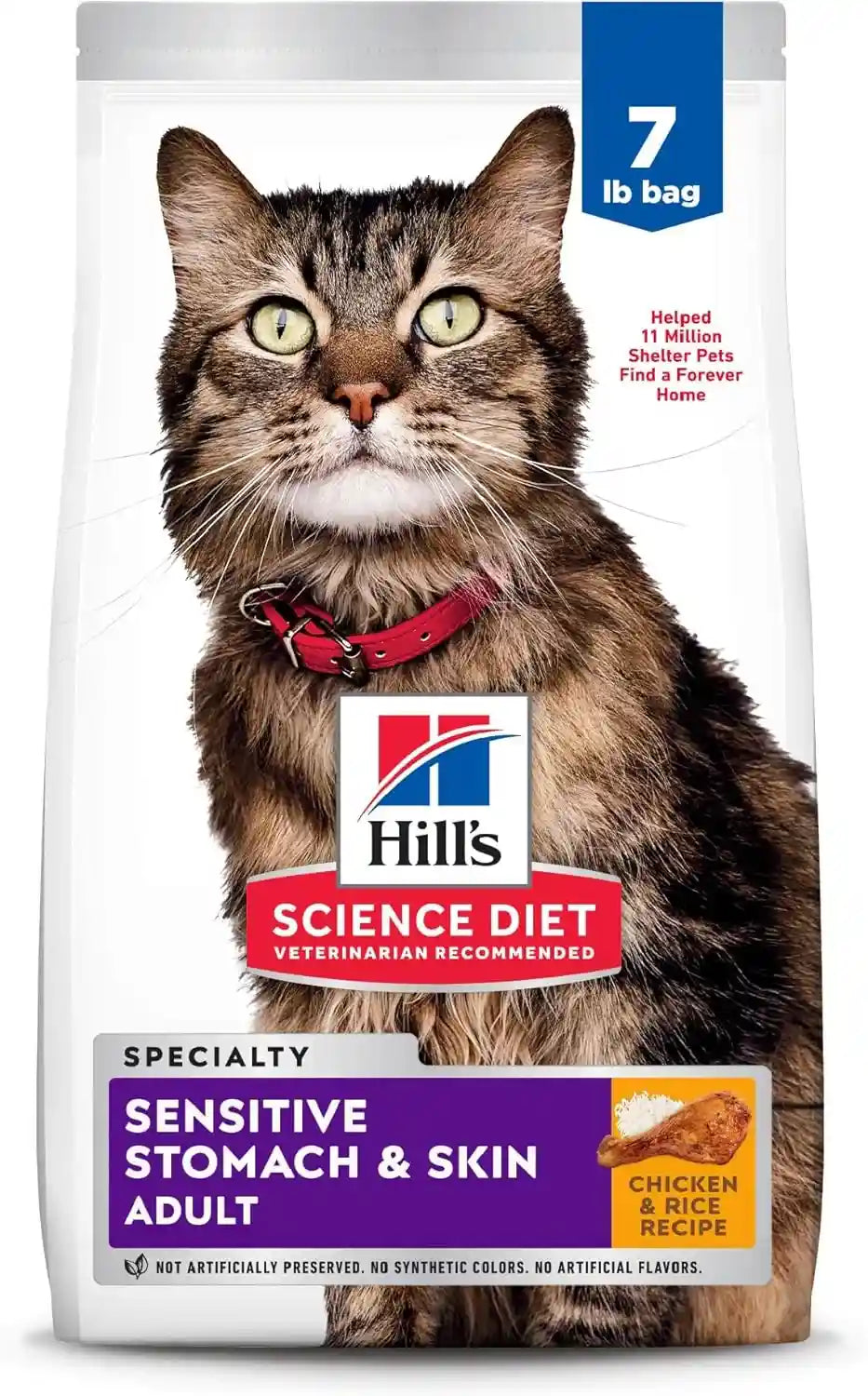 hills-science-diet-sensitive-stomach-skin-dry-cat-food-1-veterinarian-recommended-adult-formula-chicken-rice-7-lb-bag-updated-formula