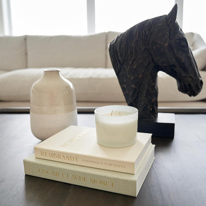 Set of 2 Beautiful Decorative Linen Books - Aesthetic Faux/Fake Books | Modern Home Decoration for Your Coffee Table, Bookshelf or Mantel - Stylish Keepsake Box and Photo Storage Solution8