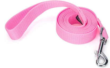 Strong Durable Nylon 10Ft Long Dog Training Leash, Traction Rope, 1 Inch Wide, for Small and Medium Dog (Black, 10 Feet)22