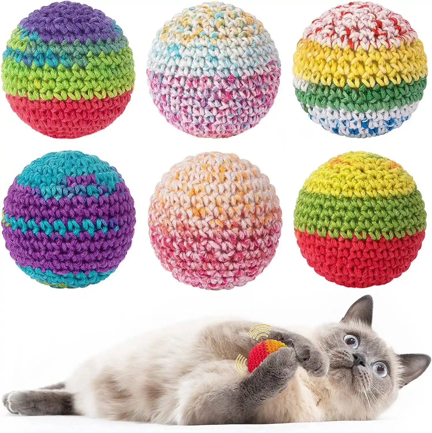 retro-shaw-cat-toys-balls-yarn-cat-ball-with-bell-inside-interactive-kitten-toys-for-indoor-bored-cats-handmade-crochet-kitty-ball-6-pack