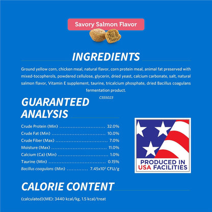 Purina Dentalife Made in USA Facilities Cat Dental Treats, Savory Salmon Flavor - 19 Oz. Bag5