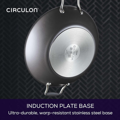 A1 Series W/Scratchdefense Nonstick Induction Wok with Lid, 14-Inch, Wok Pan with Lid, Graphite7