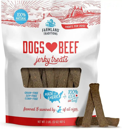 Farmland Traditions Filler Free Dogs Love Chicken Premium Jerky Treats for Dogs, 3 Lb. Bag15