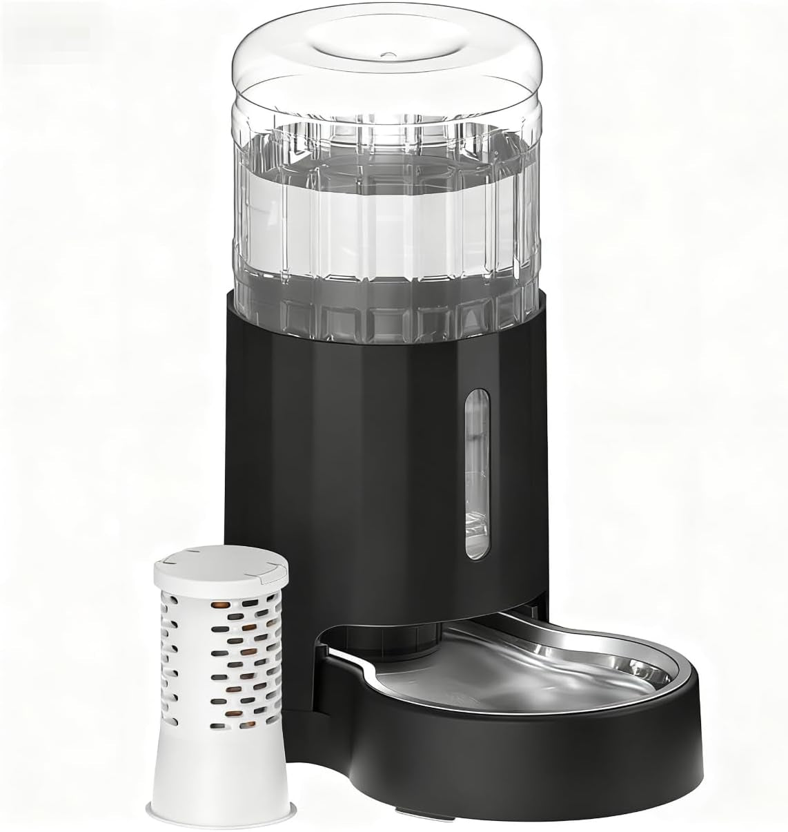 czpet-dog-water-bowl-dispenser-5l-wider-mouth-gravity-refilling-black-automatic-cat-waterer-with-removable-stainless-steel-bowl-upgraded-brush-easy-cleaning-large-drinking-area-for-multi-pet