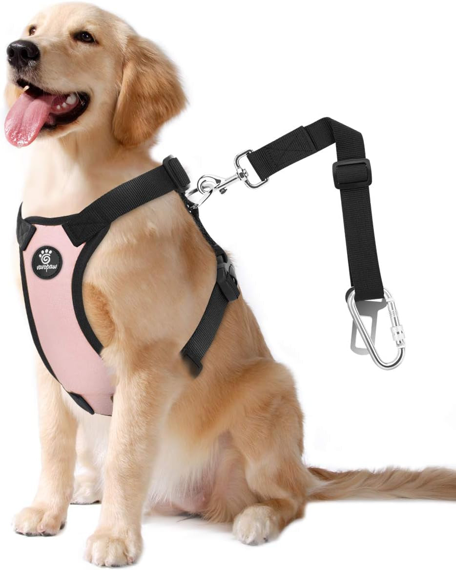 vavopaw-dog-seat-belt-vest-harness-for-car-2-in-1-seatbelt-buckle-soft-breathable-mesh-adjustable-buckle-nylon-heavy-duty-pet-safety-seat-belts-for-small-medium-large-pets-black-l