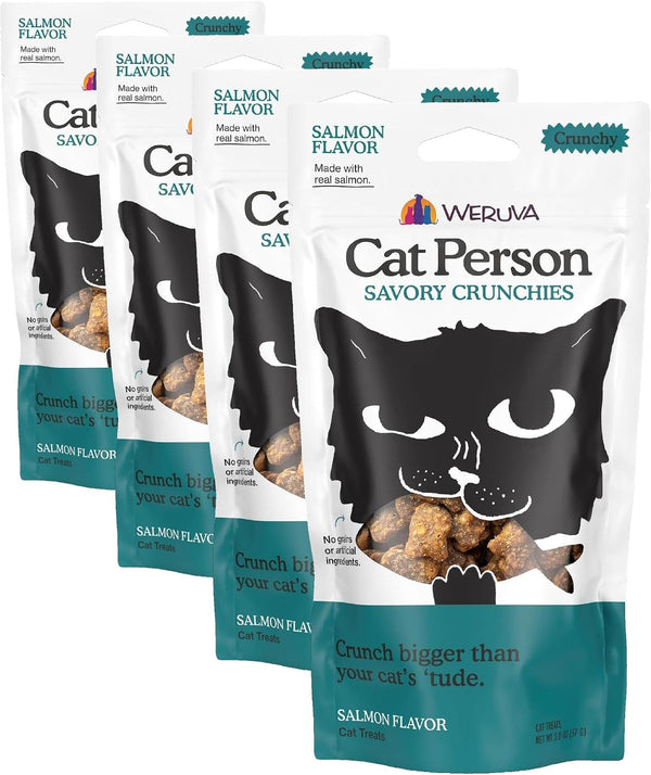 Cat Person, Chicken Savory Crunchies Cat Treats, 2Oz Bag8