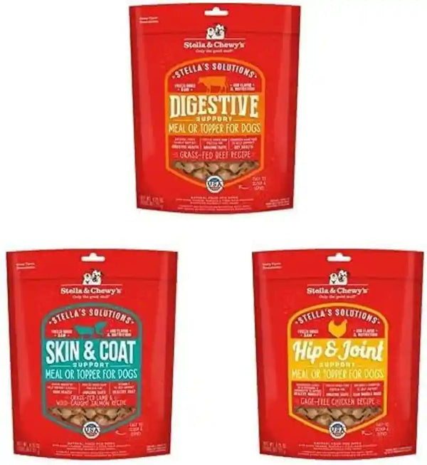 Stella & Chewy'S – Stella’S Solutions Skin & Coat Boost – Grass-Fed Lamb & Wild-Caught Salmon Dinner Morsels – Freeze-Dried Raw, Protein Rich, Grain Free Dog Food – 4.25 Oz Bag8