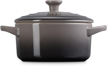 Le Creuset Stoneware Mini round Cocotte, 24 Oz., Oyster2