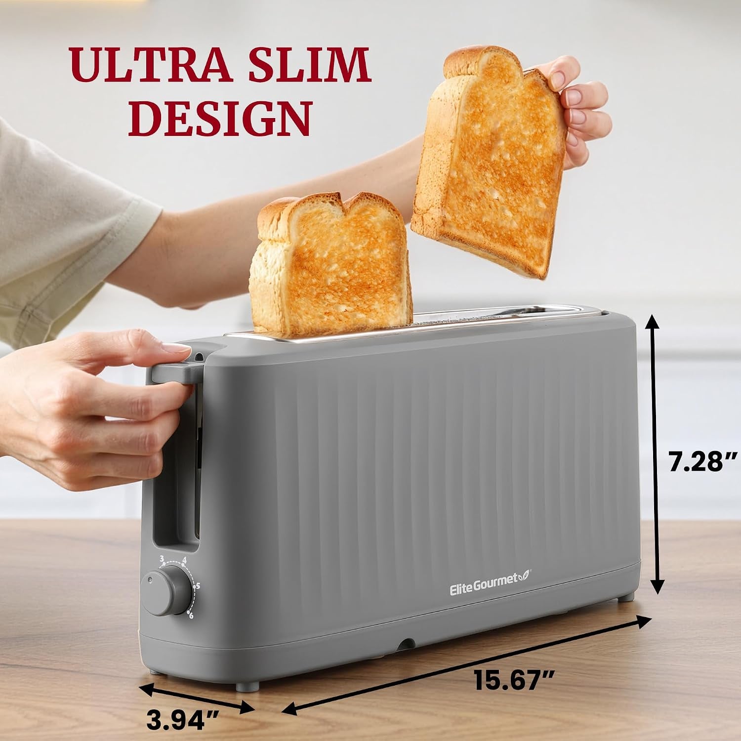 ect2517g-slimtoast-2-slice-long-slot-toaster-grey-cool-touch-body-6-browning-shades-extra-wide-1-5-slot-fits-artisan-bread-bagels-waffles-english-muffins