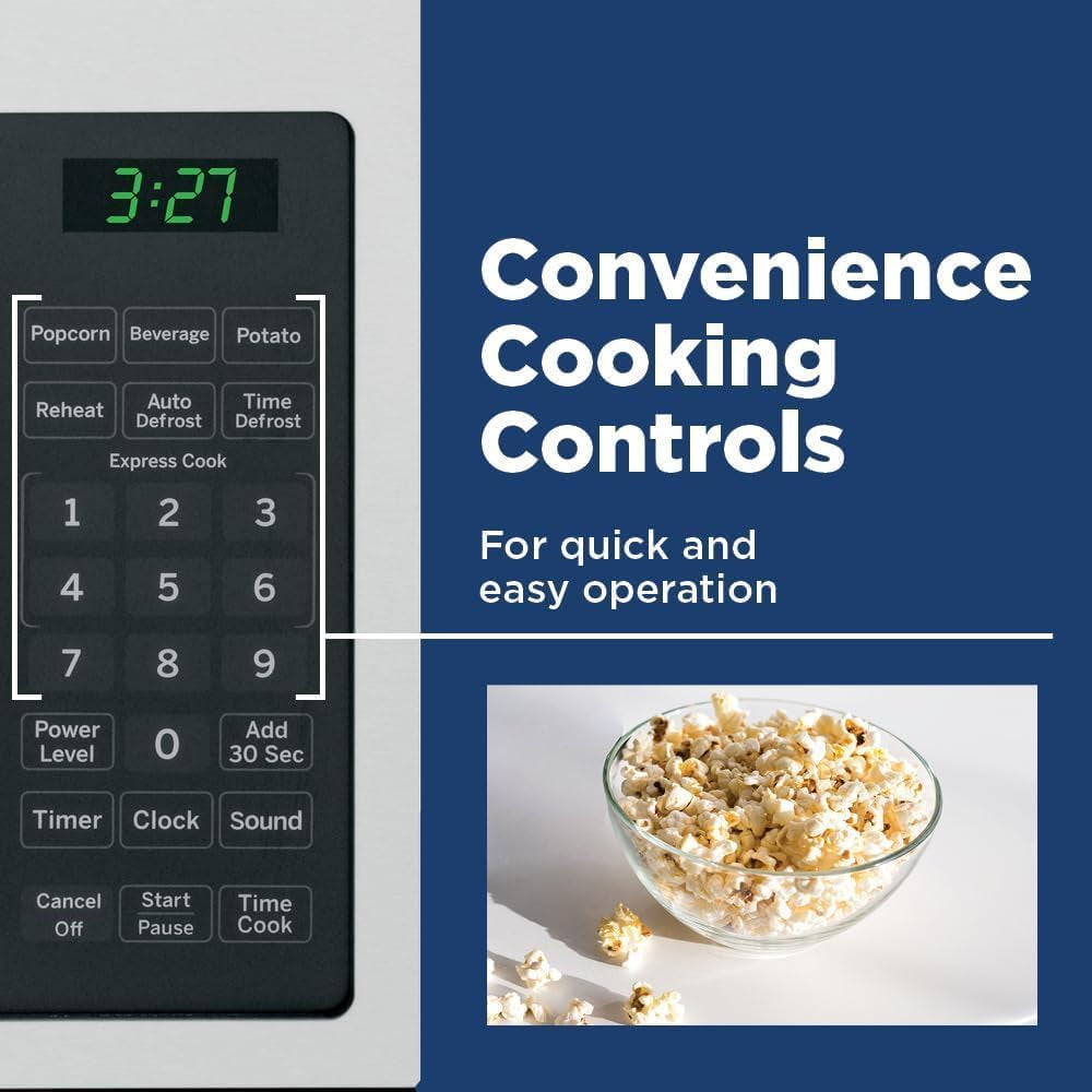 gcst07n1wss-countertop-microwave-oven-700-watt-compact-0-7-cu-ft-stainless-steel-bundle-with-2-yr-cps-enhanced-protection-pack-and-deco-chef-pair-of-red-heat-resistant-oven-mitt