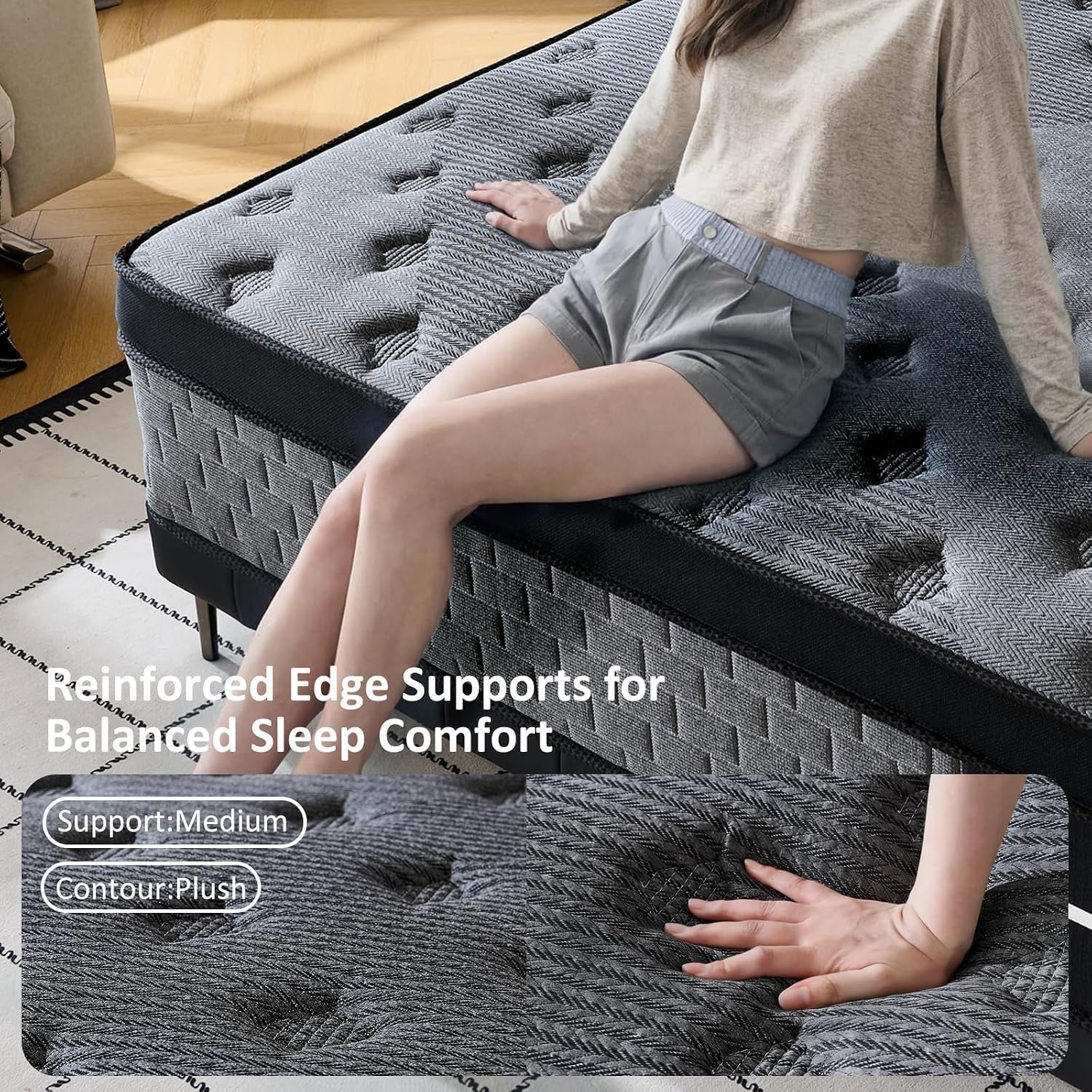 queen-size-mattress-12-inch-hybrid-mattress-in-a-box-individually-pocket-springs-medium-firm-feel-for-pressure-relief-breathable-comfort-certipur-us-certified
