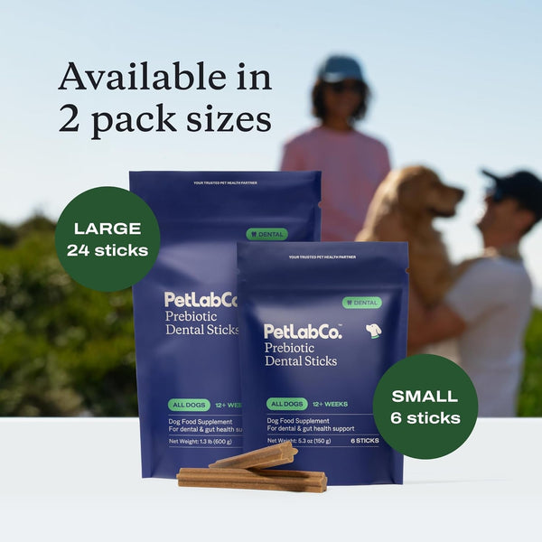 Petlab Co. Dental Sticks – Dog Dental Chews -Target Plaque & Tartar Build-Up at the Source - Designed to Maintain Your Dog’S Oral Health, Keep Breath Fresh and Provide Digestive Help (24 Sticks) | Ridged Texture with Chicory Root Prebiotic and Peppermint to Support Tartar Removal, Digestion and Fresh Breath7
