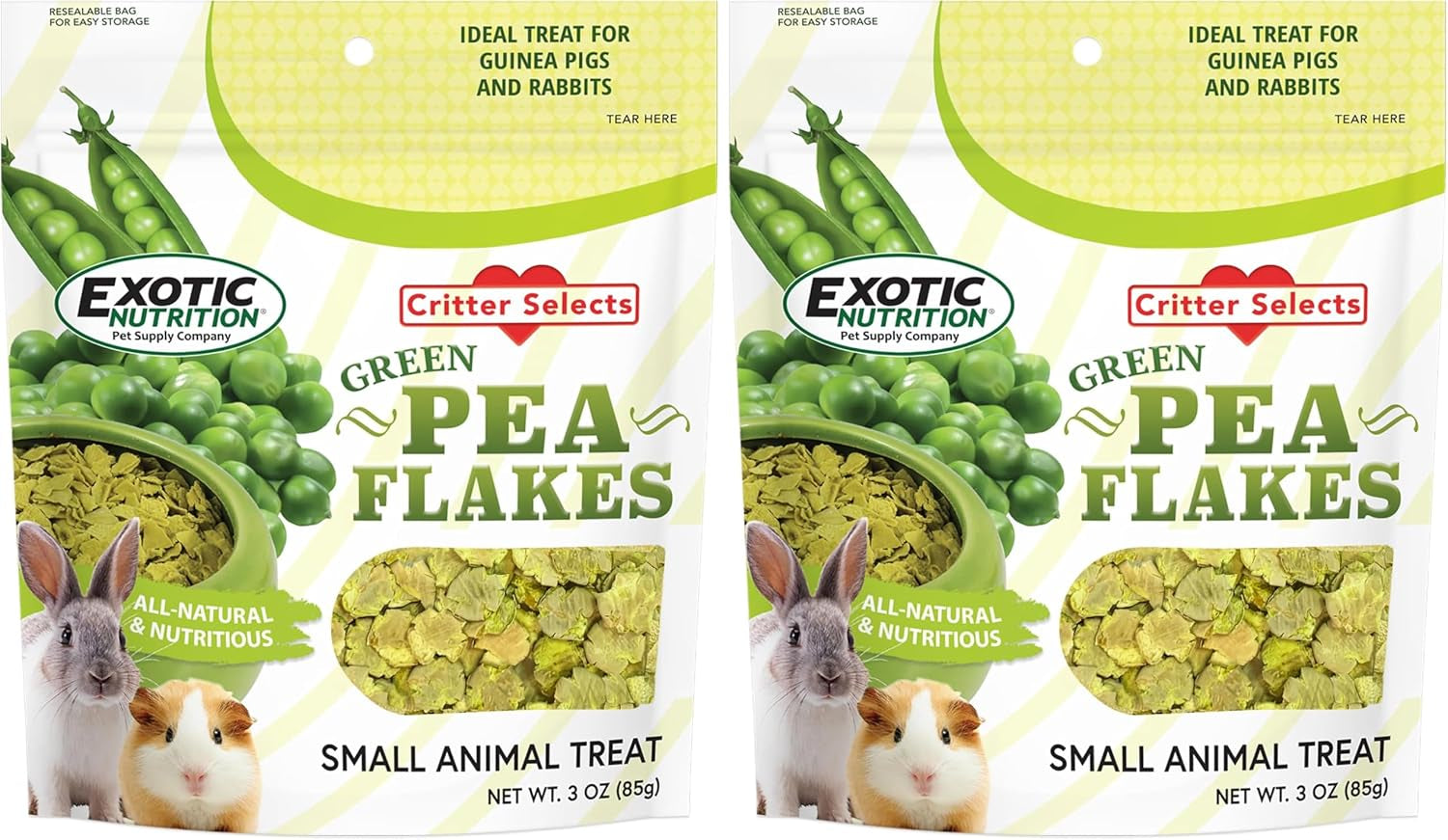exotic-nutrition-green-pea-flakes-3oz-healthy-unique-treat-rat-degu-prairie-dog-chinchilla-hedgehog-parrot-guinea-pig-rabbit-hamster