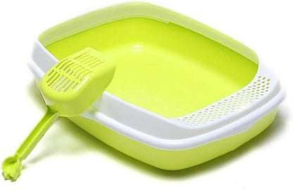 Dog Potty Training Toilet ﻿ Open Cat Litter with Pedal Toilet Large Space Capacity Sand Bowl Pet Supplies(Pink)7
