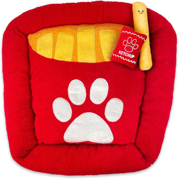 TONBO Soft Plush Small Cute and Cozy Nature Dog Cat Bed, Washer and Dryer Friendly (Sunflower)32
