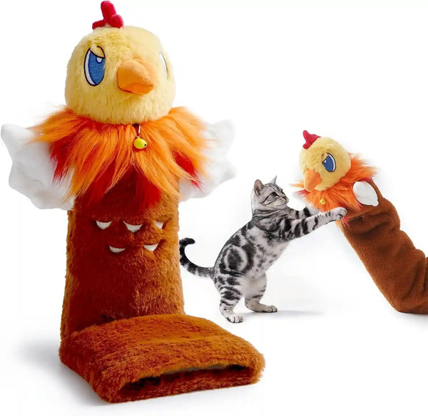 Cat Wrestling Glove, 22 Inch Cat Puppet Wrestler with 5 Catnip Pouches & 3 Layer Resistant Protection, Interactive Cat Toy with Treat Pocket for Boredom Relief & Mental Stimulation10