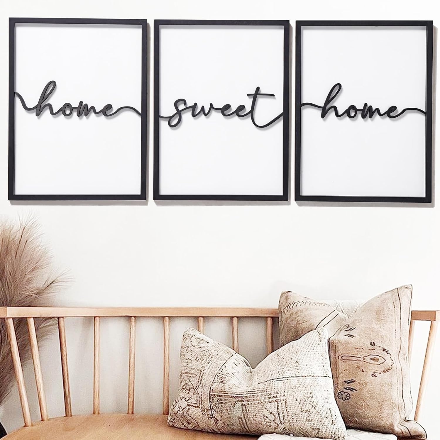 3d-wood-home-sweet-home-wall-art-modern-home-sweet-home-sign-for-large-living-room-wall-decorready-to-hang-set-of-3-12x16-inch-framed
