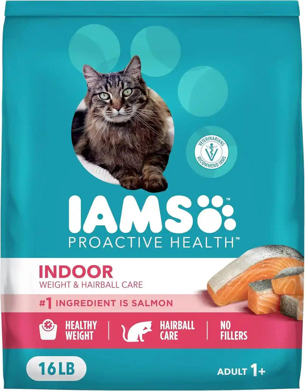 IAMS Proactive Health Indoor Dry Cat Food, Chicken & Turkey, 7 Lb | Vet-Recommended, Real Chicken #1 Ingredient, Proprietary Fiber Blend, Prebiotics for Healthy Digestion, Hairball Control13