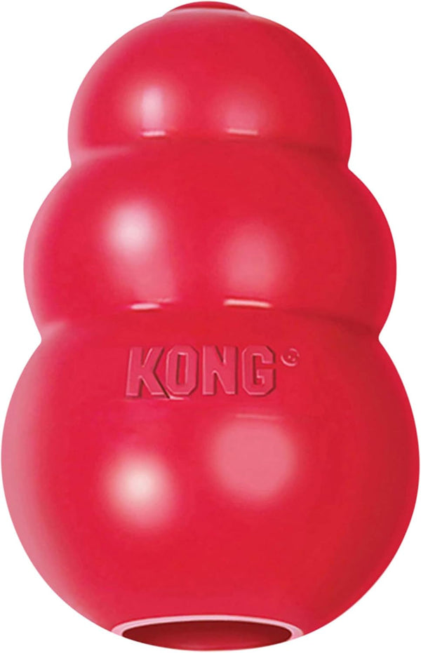 KONG Classic Stuffable Dog Toy - Fetch & Chew Toy for Dogs - Treat-Filling Capabilities & Erratic Bounce for Extended Play Time - Durable Natural Rubber Material - for Large Dogs1