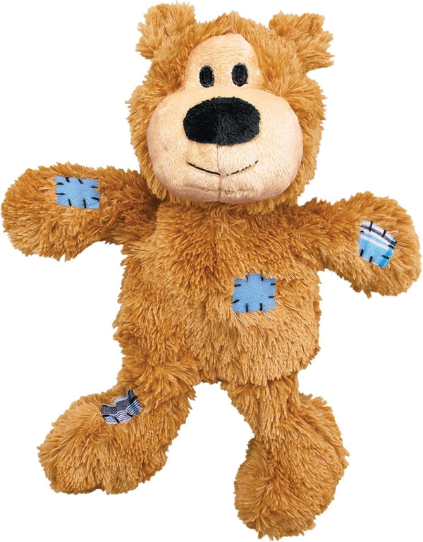 KONG Wild Knots Bears - Durable Dog Toys with Internal Knotted Ropes and Minimal Stuffing for Less Mess (Assorted Colors) (Medium/Large)1