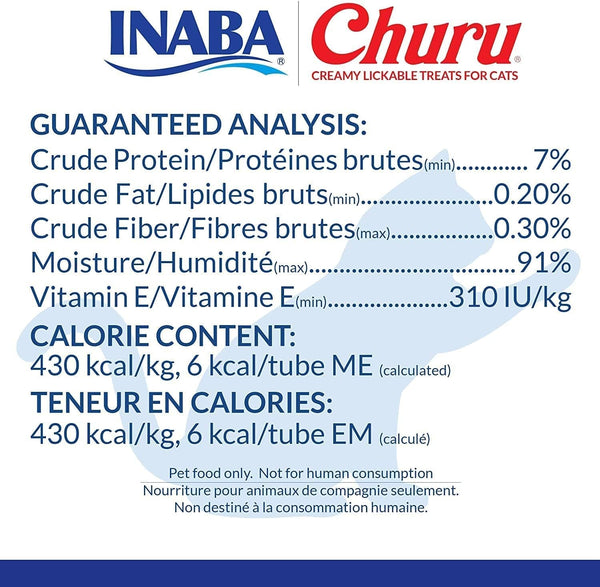 INABA Churu Cat Treats, Grain-Free, Creamy Purée Cat Treat/Topper, Chicken Variety5