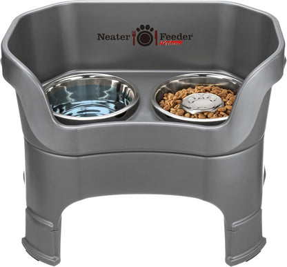 Neater Feeder Deluxe Mess-Proof Elevated Dog Bowls for Small Dogs (Up to 19 Lbs), 2 Height Adjustable (6” & 7.5”) No-Spill Raised Dog Bowl Stand, Stainless Steel Food Bowl Set, Made in USA, Cappuccino16