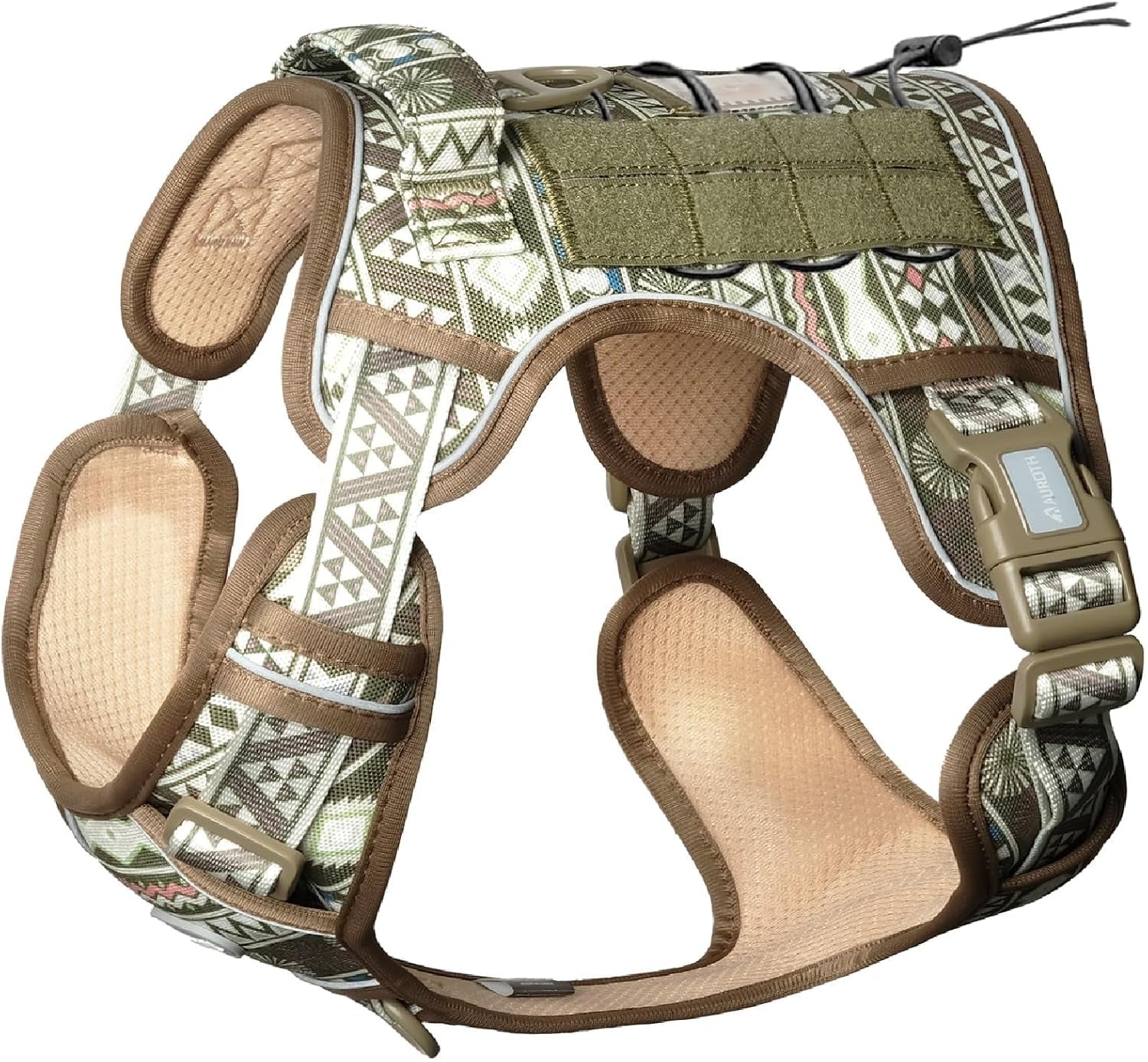 auroth-tactical-dog-harness-for-large-dogs-no-pull-adjustable-pet-harness-reflective-k9-working-training-easy-control-pet-vest-military-service-dog-harnesses-army-yellow-l