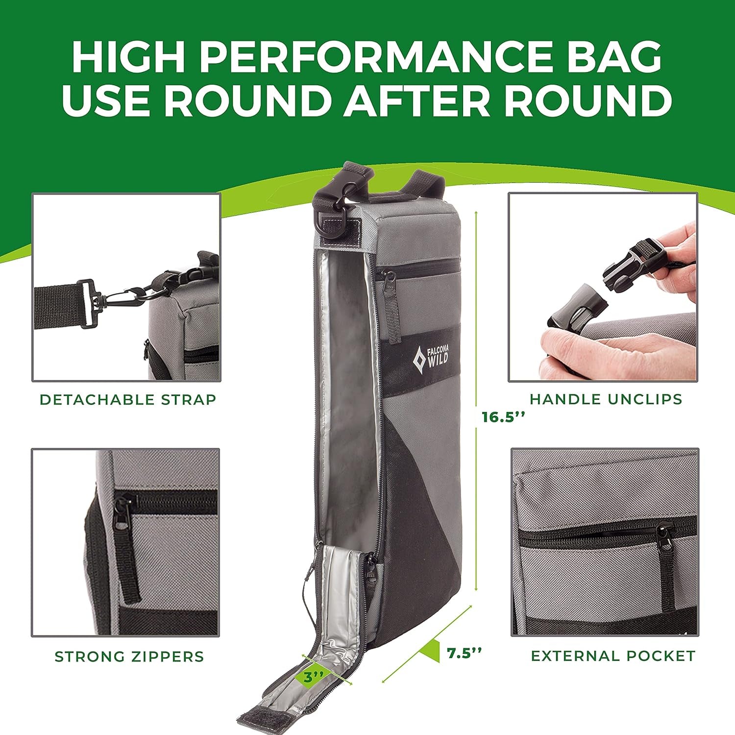 golf-cooler-bag-plus-2-ice-packs-keeps-drinks-cold-for-hours-holds-6-cans-fits-discreetly-in-golf-bags-comfortable-carry-strap-insulated-beer-sleeve-useful-golf-accessories-and-gifts