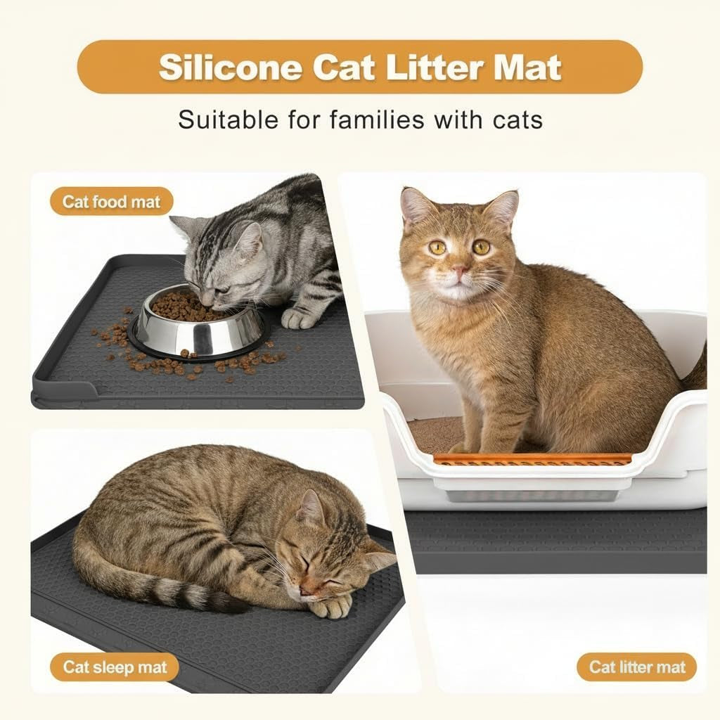 cat-litter-mat-24x20-waterproof-silicone-litter-trapping-mat-for-litter-box-soft-on-kitty-paws-non-slip-easy-to-clean-dark-grey