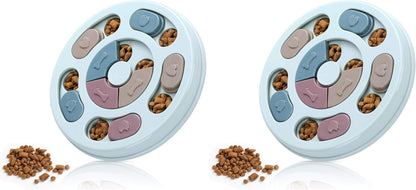DR CATCH Dog Puzzle,Dogs Food Toys for IQ Training & Mental Enrichment,Dog Treat Puzzle(Blue)6