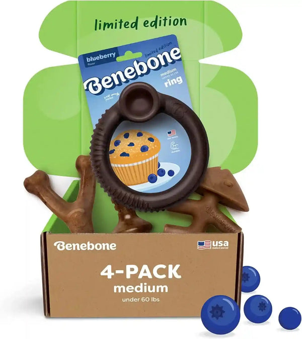 Benebone Small 4-Pack Dog Toys for Aggressive Chewers – under 30 Lbs17