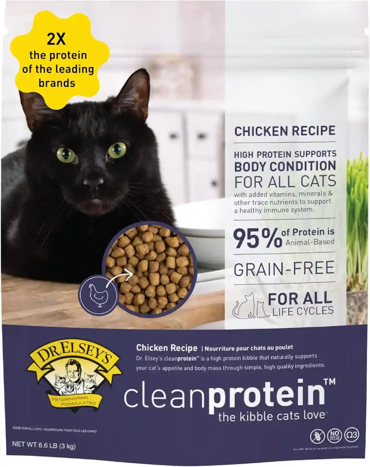 dr-elseys-cleanprotein-chicken-cat-kibble-2-lb-bag