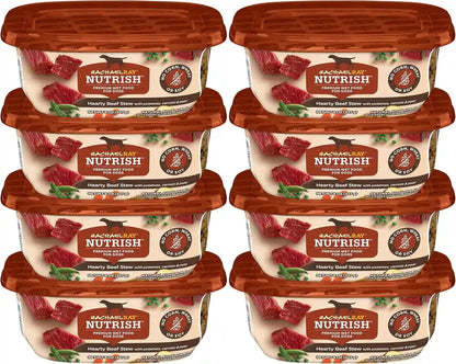 Nutrish Savory Favorites Wet Dog Food Variety Pack, 8 Oz Tubs (Rachael Ray) | Pack of 6, Includes 3 Delicious Flavors of Chicken Paw Pie, Hearty Beef Stew & Savory Lamb Stew, No Artificial Flavors13