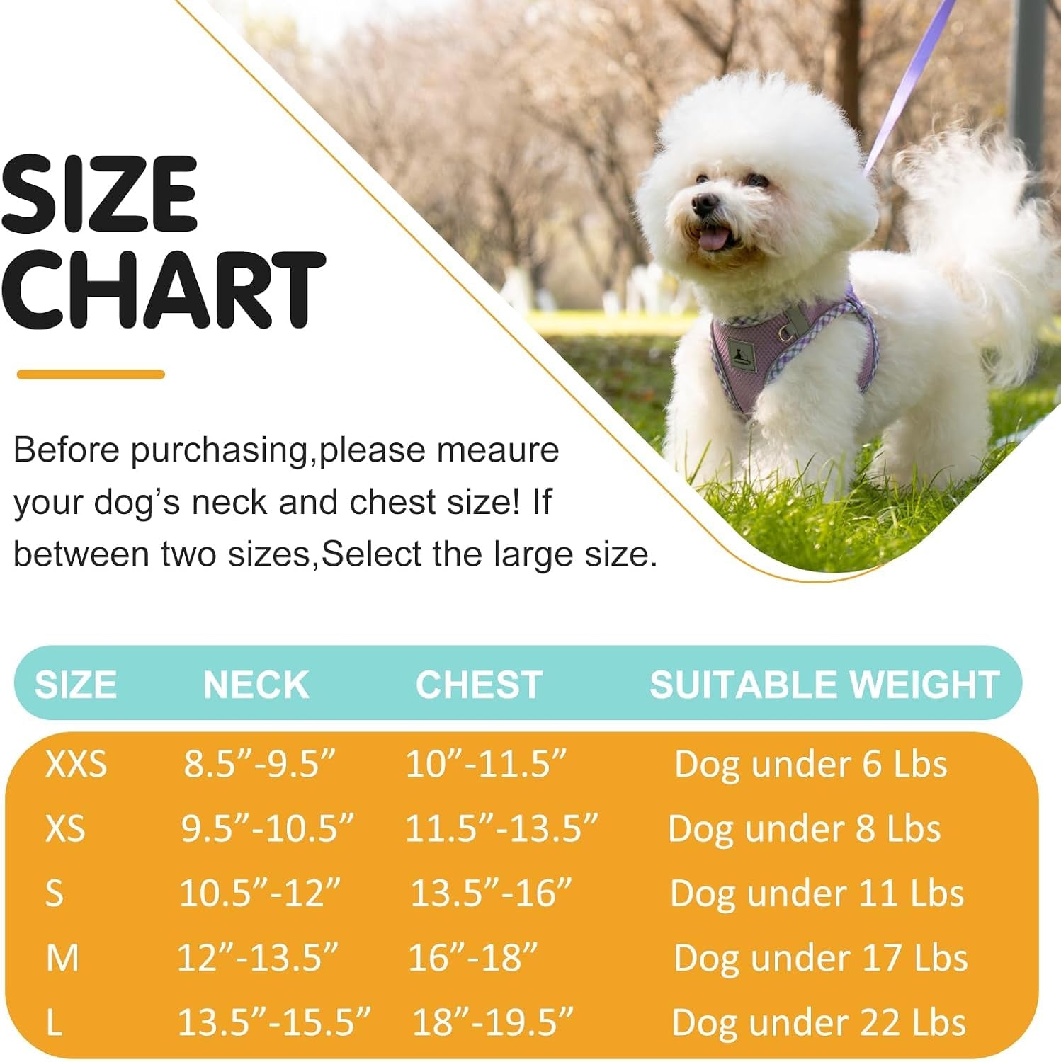 dog-harness-leash-set-no-pull-soft-breathable-small-dog-harness-adjustable-reflective-step-in-vest-for-puppy-kitten-cats