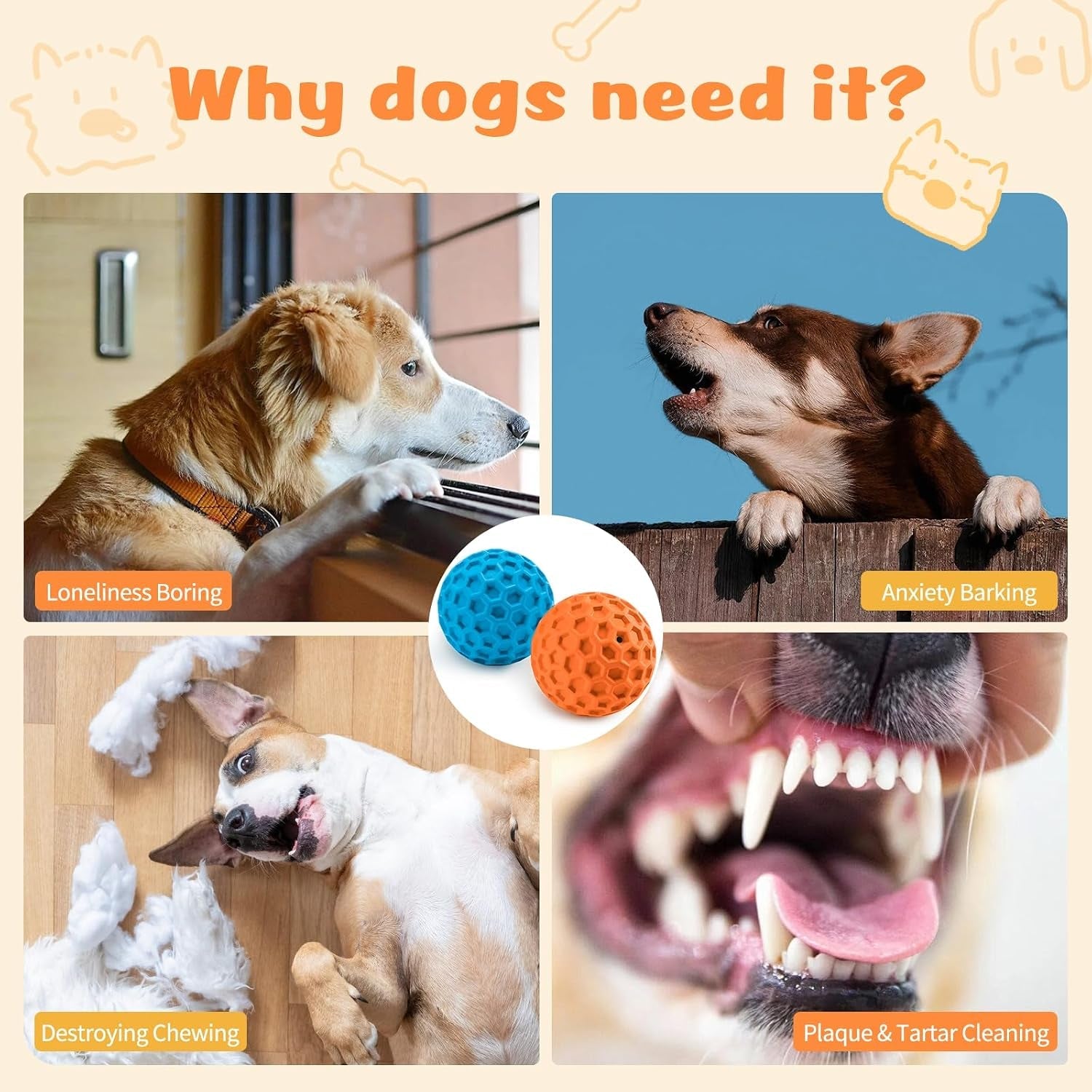 hippih-indestructible-squeaky-dog-toys-interactive-dog-balls-2-pack-chew-toys-for-aggressive-chewers-natural-rubber-puppy-toy-for-large-medium-dogs-tough-puppy-teething-toy-relieve-anxiety
