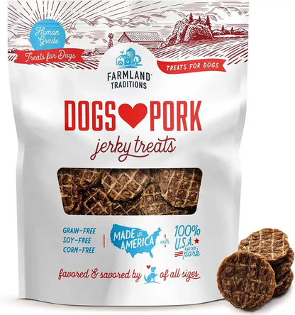 Farmland Traditions Filler Free Dogs Love Chicken Premium Jerky Treats for Dogs, 3 Lb. Bag16