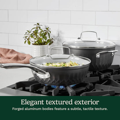 , 11-Pc Color Impressions Ceramic Nonstick Set, 58S-11BK7