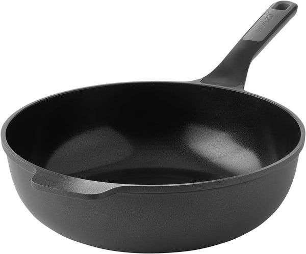 Leo Ceramic Nonstick Wok Pan 12In 5.3Qt, Induction Stir Fry Pan | Induction Compatible Aluminum, PFAS & PTFE Free Ceragreen Coating, Stay Cool Handle, Oven Safe, Spoon Rest & Steam Vent4