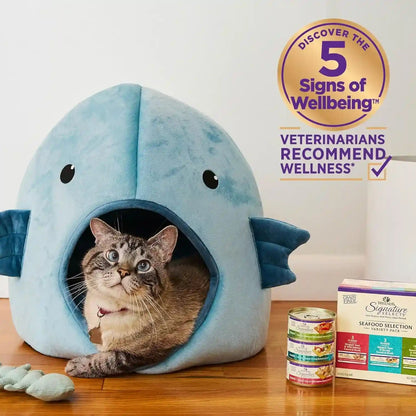 Wellness CORE Signature Selects Variety Pack Adult Canned Wet Cat Food, Natural, Protein Rich, Grain Free, Poultry Recipes, 2.8 Oz, Pack of 8 Cans4