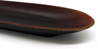 Primitives Oval Decorative Plate Wooden Candle Plate Rustic Treenware Home and Office Décor Art, 16 X 4-1/2 X 1-1/2 Inch3