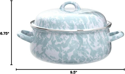 Enamelware Dutch Oven, 4 Quart, Sea Glass | 4 Quart4