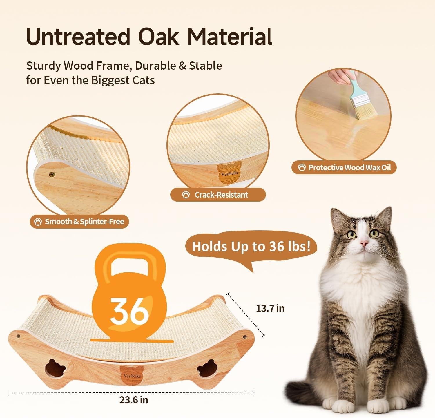 upgraded-sisal-cat-scratcher-bed-solid-oak-frame-1-3-cm-thick-100-sisal-pad-curved-scratch-lounger-stable-base-up-to-36-lb-sofa-protector-odor-free-23-6-x-13-7