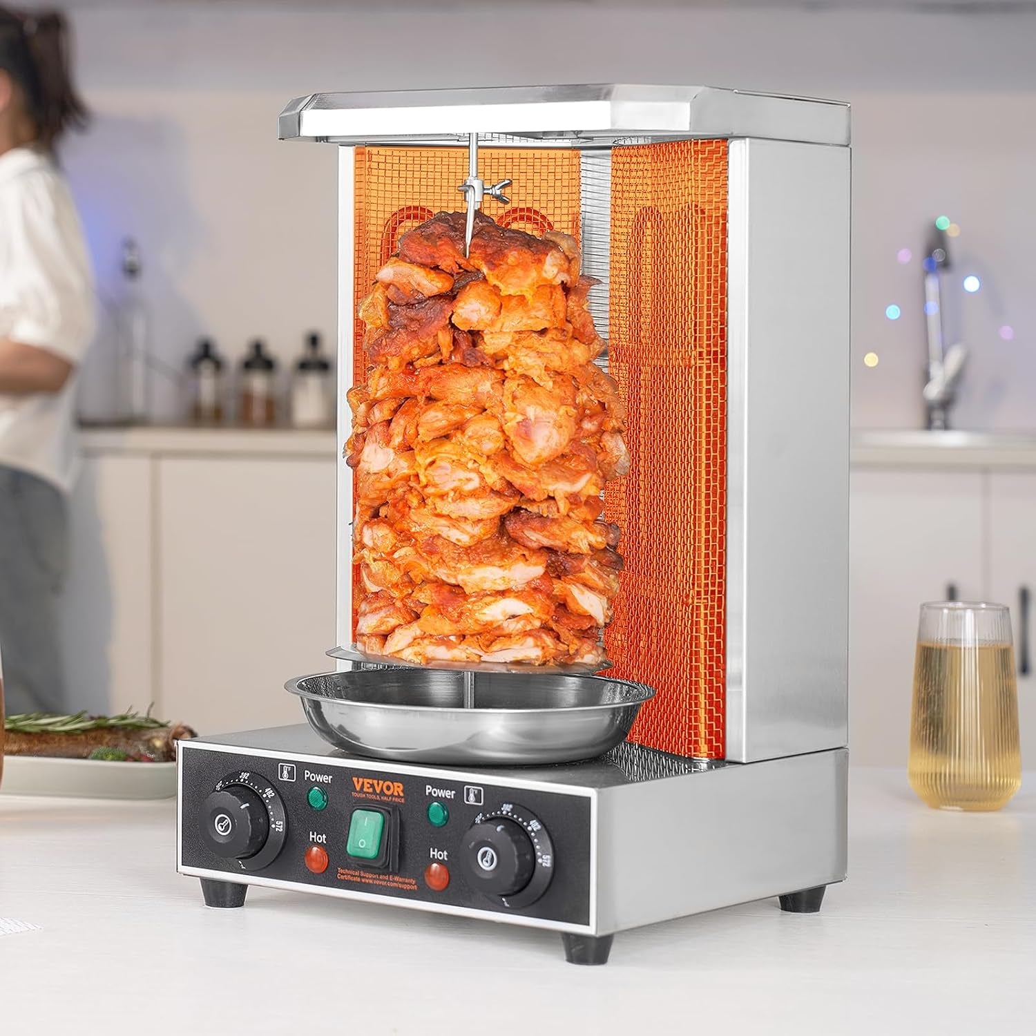 shawarma-grill-machine-122-f-572-f-13lbs-capacity-chicken-shawarma-cooker-machine-with-2-burners-stainless-steel-electric-vertical-broiler-gyro-rotisserie-oven-for-home-and-commercial-use