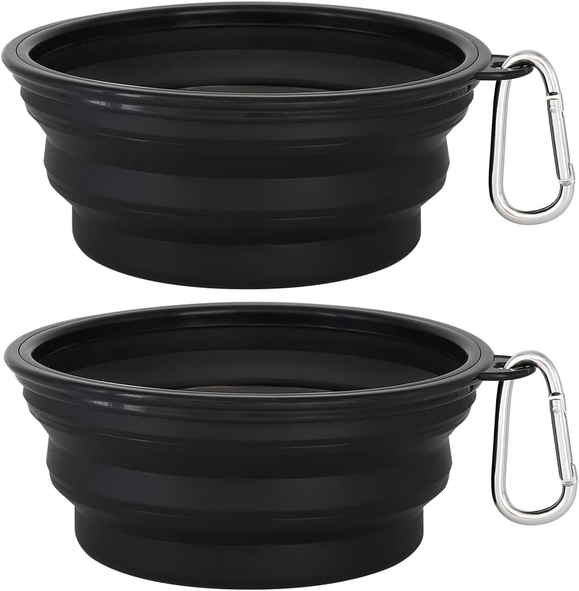 kytely-large-collapsible-dog-bowls-2-pack-34oz-foldable-dog-travel-bowl-portable-pet-water-food-bowl-with-clasp-pet-cat-feeding-cup-dish-for-traveling-walking-hiking-black-blue