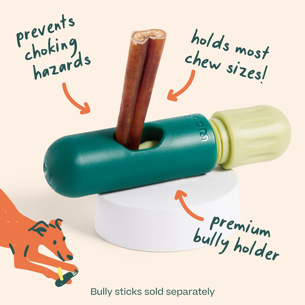 WOOF Bullysafe Bully Stick Holder for Dogs | Fits Dogs 10+ Lbs, Secures Bully Sticks, Extends Chew Time, Easy to Clean, Reusable Design3