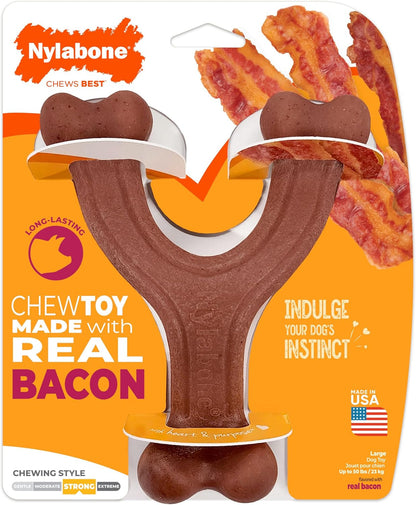 Nylabone Strong Chew Ring Dog Chew Toy Made with Real Beef & Chicken | X-Large Breeds, Durable, Long-Lasting Dog Bone, Textures Help Clean Teeth, Keeps Dogs Busy, for Dogs 50+ Lbs12