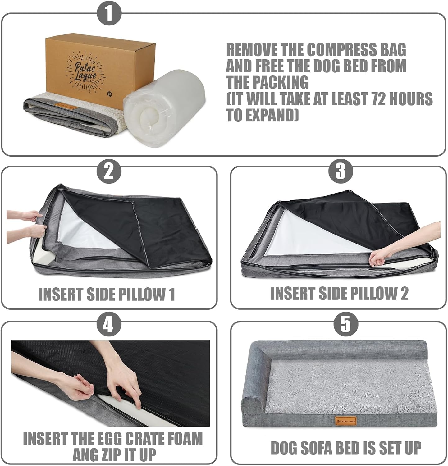 patas-lague-orthopedic-large-dog-bed-pet-sofa-beds-36x24-black-l-bolster-egg-crate-foam-dog-couch-for-large-sized-dogs-waterproof-removable-washable-cover-pet-mat-with-nonskid-bottom