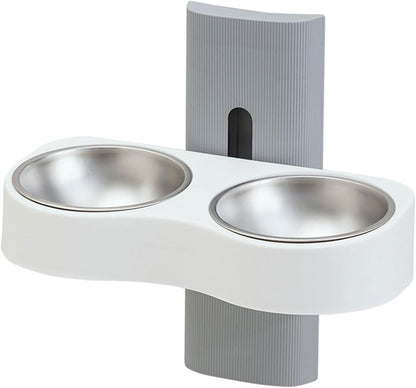 Wall Mounted Cats Bowl Large Capacity Pet Feeding Bowl Cats Feeding Drinking Bowl Feeding Bowl Height Adjustable1