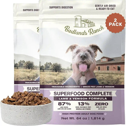 BADLANDS RANCH by Katherine Heigl – Superfood Complete Air-Dried Beef Dog Food – High Protein with Superfoods for Daily Wellness & Consistent Nutrition – 24 Oz15